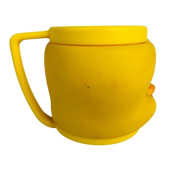 Tweety Bird Mug Looney Tunes Hard Plastic Promotional Partners Coffee Cup 3D VTG - Picture 5 of 8